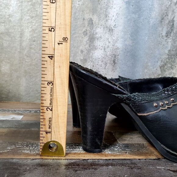 BareTraps Expert Close Toed Heel Mules Size 6 - Picture 13 of 14